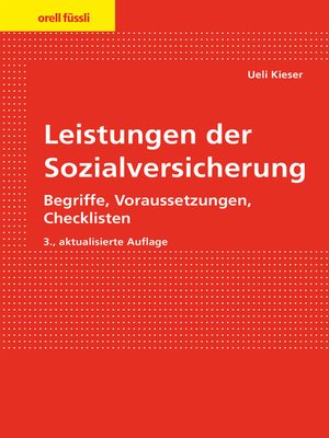 cover image of Leistungen der Sozialversicherung